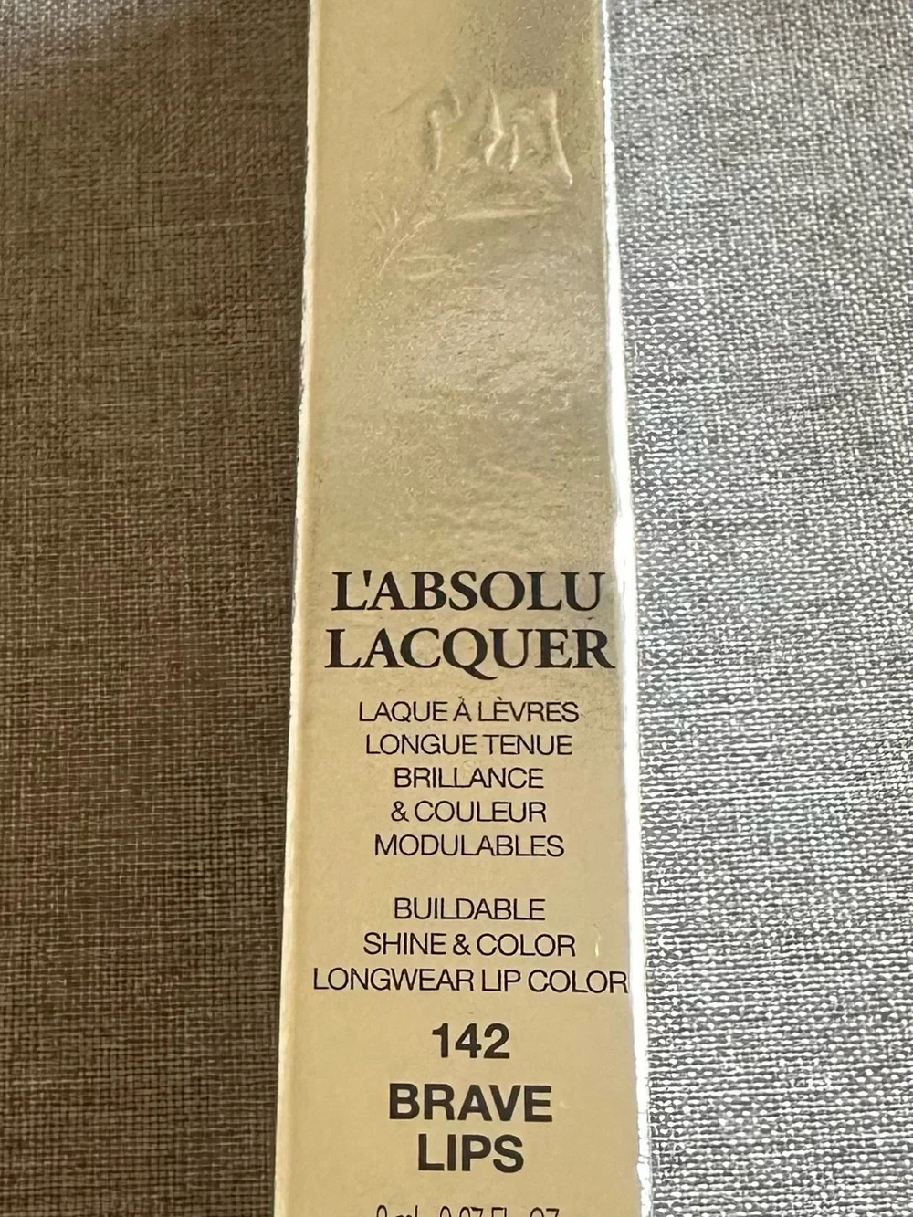 Lancôme L'Absolu Lacquer 142 Brave Lips - Red Ombre